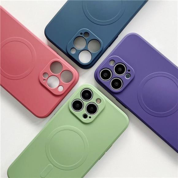 For iPhone 14 Pro Max 13 12 11 X XS Max XR 87 Mag Safe Soft Liquid Silicone Case - Picture 9 of 10